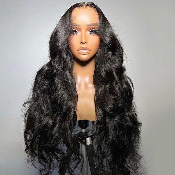 OneMore Wear Go Glueless Wig Body Wave 13x4 Lace Front Wig Pre Plucked and Bleached Knots