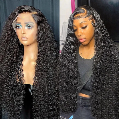 Glueless HD Lace Wig Deep Wave Human Hair Wigs 13x4 Lace Frontal Wig 30 Inch