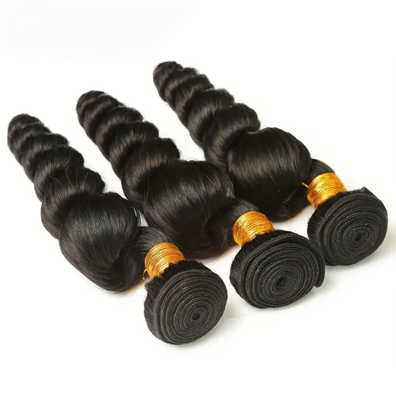 OneMoreHair Human Hair Natural Black 10 Bundles Deal