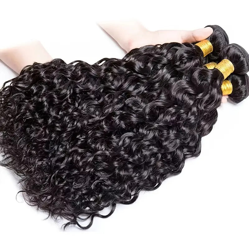 OneMoreHair Human Hair Natural Black 10 Bundles Deal