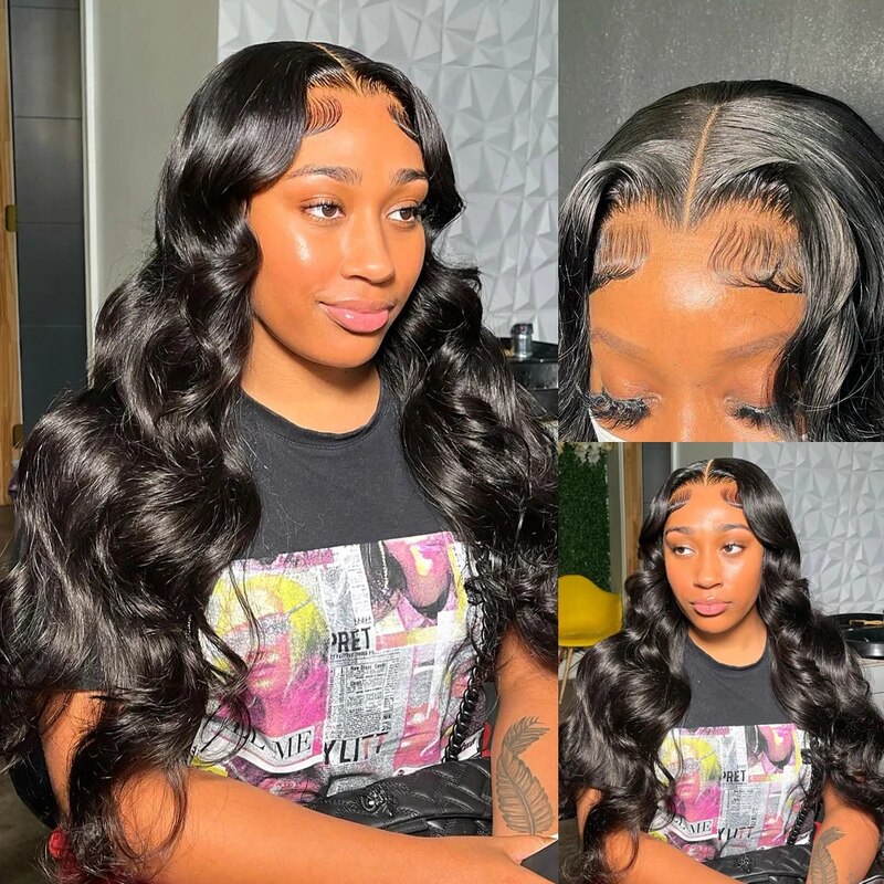 (Prom Sale 50% Off)5x5 Lace Closure Wigs Human Hair Body Wave Wig for Women Pre Plucked Ready to Wear Wig