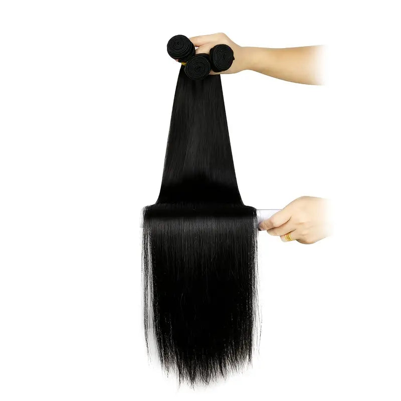 38 40 Inch Bone Straight Human Hair Weave Brazilian Straight Hair 3 Bundles