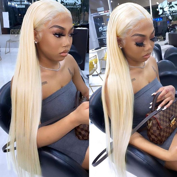 613 Hair Color Pre Cut Lace Front Wig Straight Human Hair Ready to Wear Glueless Lace Frontal Wig Style