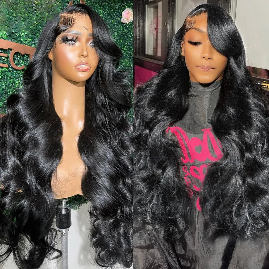 Glueless Body Wave Lace Front Wig 13x4 HD Transparent Lace Human Hair Wigs Pre Plucked Ready To Wear Wig