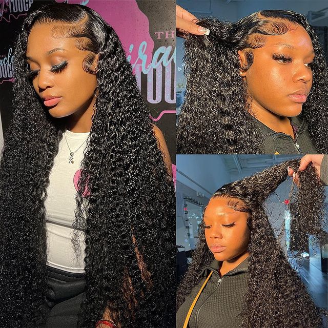 (Super Sale)OneMore Hair 38 40 Inch 13x4 Lace Front Wig Pre Cut Lace Wig Pre Bleached Knots