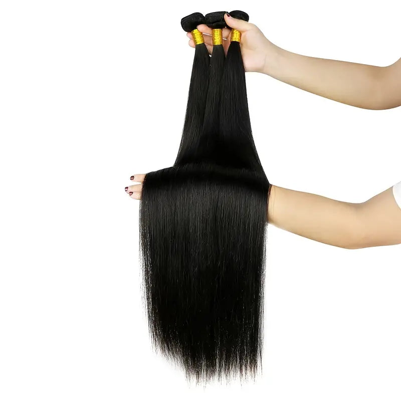 38 40 Inch Bone Straight Human Hair Weave Brazilian Straight Hair 3 Bundles