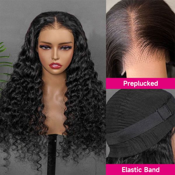 Glueless Wigs Loose Deep 13x6 HD Lace Front Wigs Quick & Easy Install Wig