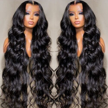 (60% Off Flash Sale)OneMore Hair Glueless Pre Cut Lace Closure Wig Body Wave Wig 40 Inch on Sale