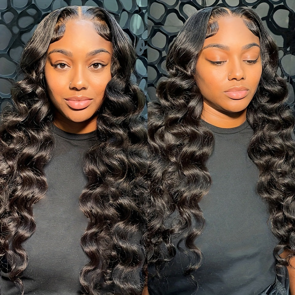 (Super Sale)OneMore Hair 38 40 Inch 13x4 Lace Front Wig Pre Cut Lace Wig Pre Bleached Knots