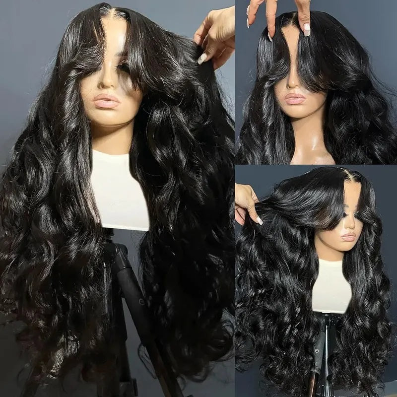 (60% Off Flash Sale)OneMore Hair Glueless Pre Cut Lace Closure Wig Body Wave Wig 40 Inch on Sale