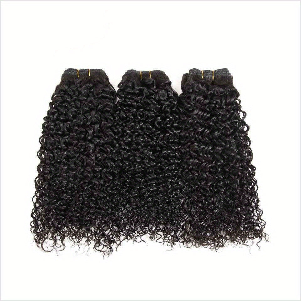 Curly Hair Bundles 3 Bundles Indian Hair Human Virgin Hair Weave