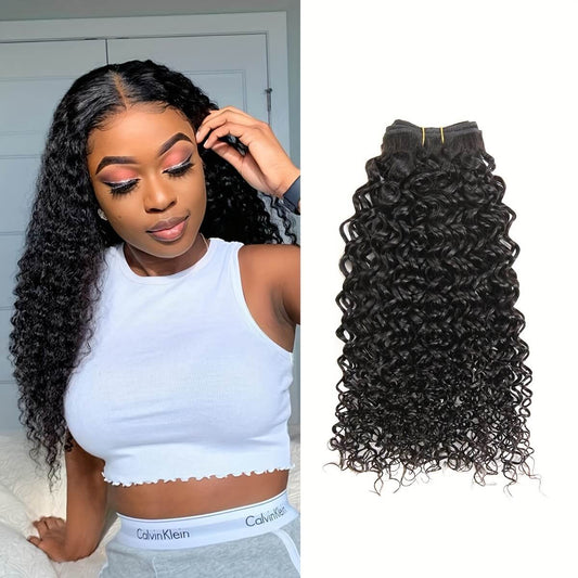 Curly Hair Bundles 3 Bundles Indian Hair Human Virgin Hair Weave