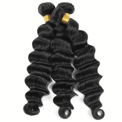 OneMoreHair Human Hair Natural Black 10 Bundles Deal