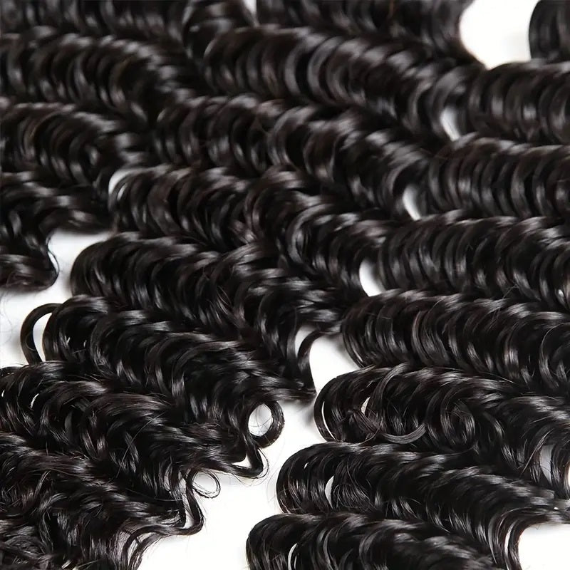 One More Virgin Peruvian Deep Wave Hair 3 Bundles 100% Human Hair Weave