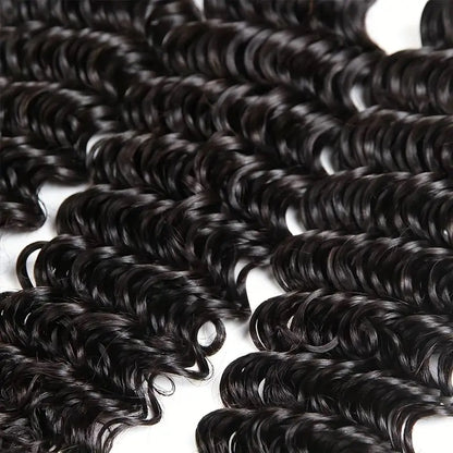 One More Virgin Peruvian Deep Wave Hair 3 Bundles 100% Human Hair Weave