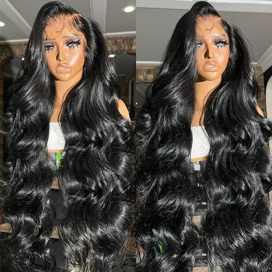 13x6 HD Lace Front Wig Glueless Body Wave Wig Pre Plucked Real HD Lace Human Hair Wigs