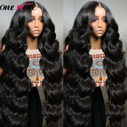 (Super Sale)OneMore Hair 38 40 Inch 13x4 Lace Front Wig Pre Cut Lace Wig Pre Bleached Knots