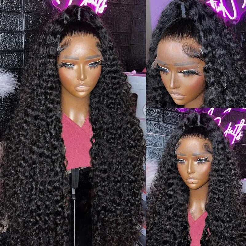 OneMore HD Lace Wig Deep Wave 5x5 Closure Wig Small Head Friendly Bleached Knots Human Hair Wigs