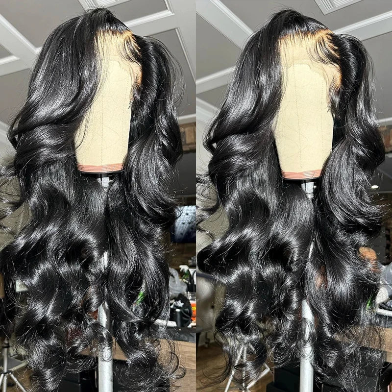 HD Transparent 360 Lace Front Body Wave Wigs Cheap Human Hair Full Lace Frontal Wigs