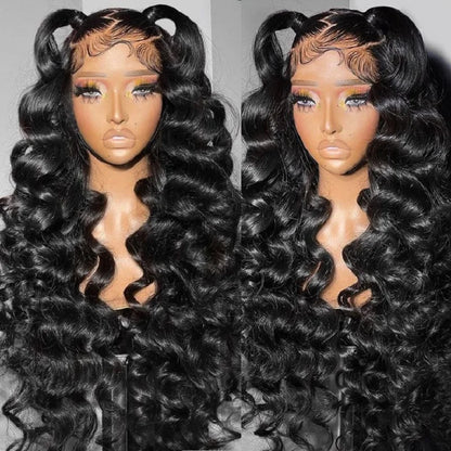 One More HD Lace Wig Long Loose Deep Wave Wig 13x4 Full Lace Frontal Wigs 40 Inch