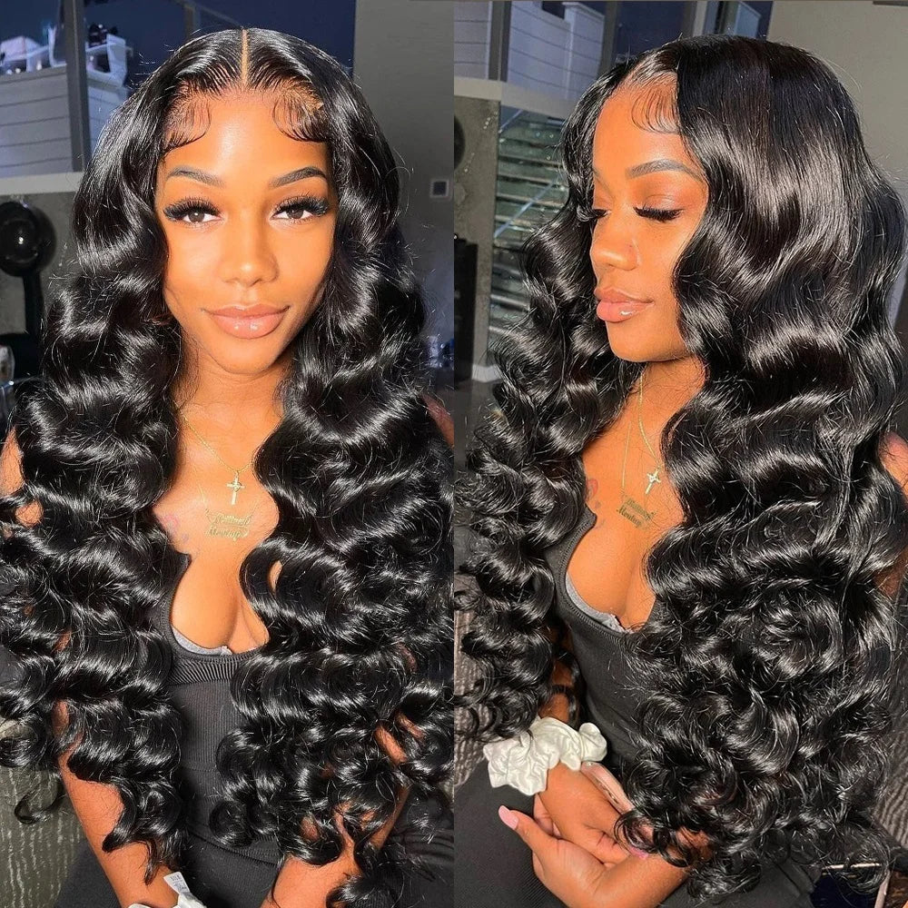 [30"=$169] Pre Bleached Knots Pre Plucked 5x5 Ready to Wear Glueless Lace Wig Pre Cut Lace Closure Wigs 180% Density Human Hair Wigs