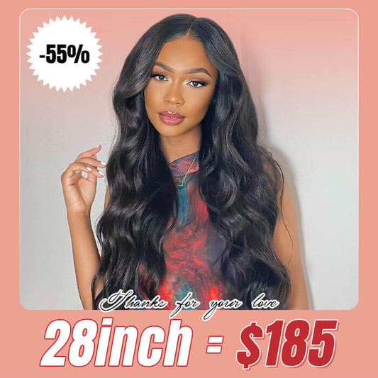 OneMore Flash Sale 55% Off Body Wave Wig Swiss Lace Frontal Wig