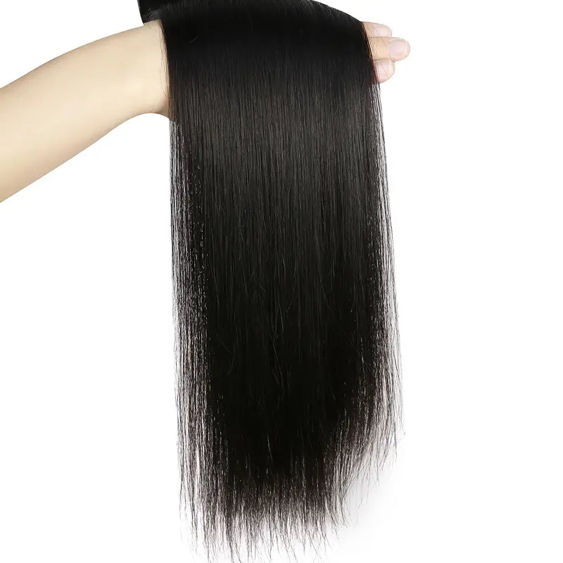 100% Virgin Indian Straight Hair 3 Bundles Human Hair Weave Extensions