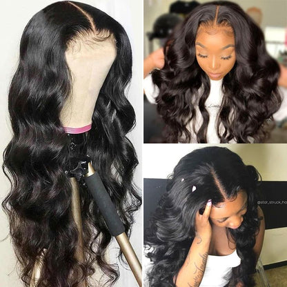 (60% Off Flash Sale)OneMore Hair Glueless Pre Cut Lace Closure Wig Body Wave Wig 40 Inch on Sale