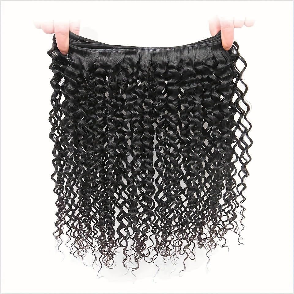 Malaysian Curly Hair 3 Bundles 100% Virgin Human Hair Weave One More