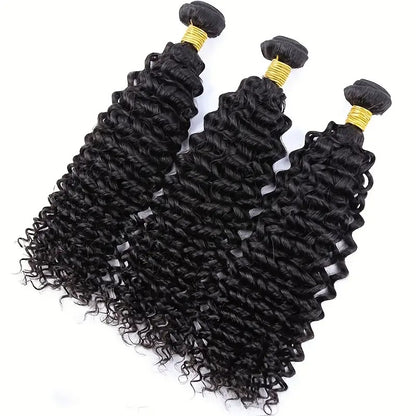 Malaysian Curly Hair 3 Bundles 100% Virgin Human Hair Weave One More