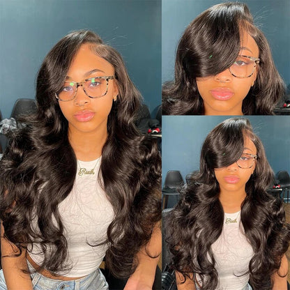 Glueless Body Wave Lace Front Wig 13x4 HD Transparent Lace Human Hair Wigs Pre Plucked Ready To Wear Wig