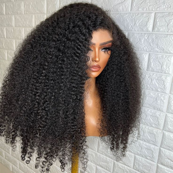 OneMore Pre Bleached HD Glueless Lace Kinky Curly Wig Pre Plucked Ready to Wear Wig