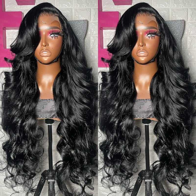 (OneMore Bogo Sale)Pre Bleached & Pre Cut 13x4 Long Lace Frontal Wig