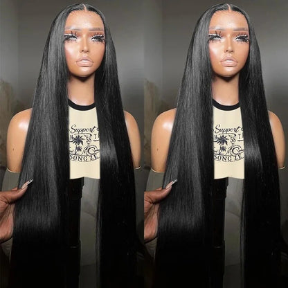 (OneMore Bogo Sale)Pre Bleached & Pre Cut 13x4 Long Lace Frontal Wig