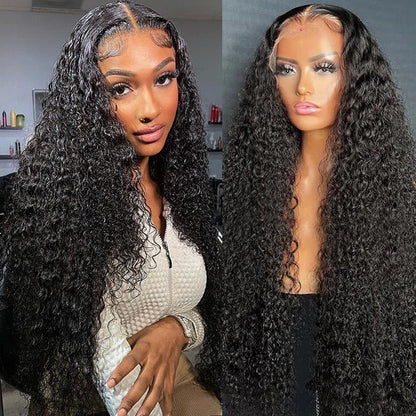 Glueless Full Lace Wigs Curly Hair Full Lace Front Human Hair Wigs HD Transparent Lace