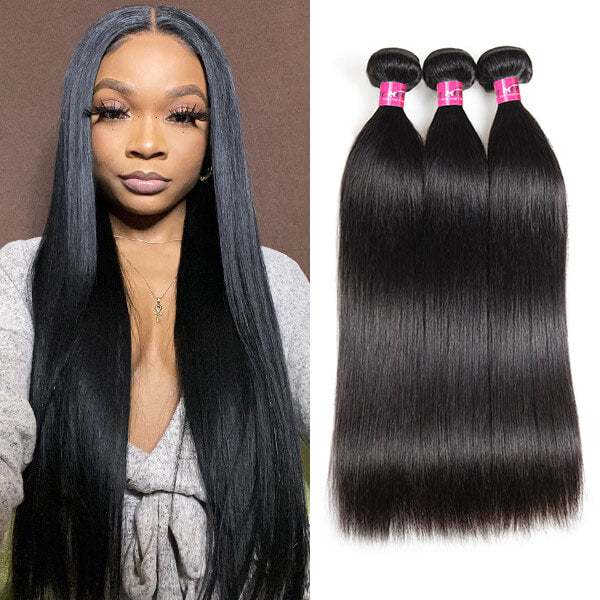 Straight Hair Human Hair Weave Extensions