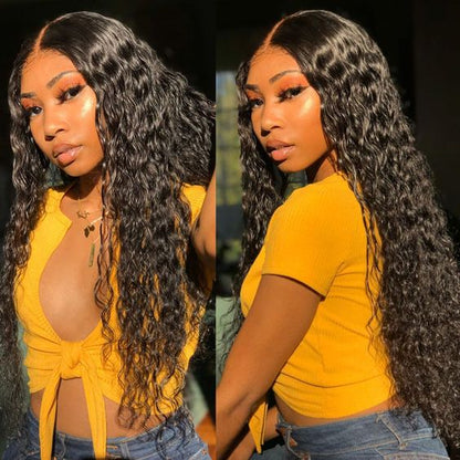 4x4 Water Wave Closure Wig