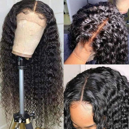 Glueless Full Lace Wigs Curly Hair Full Lace Front Human Hair Wigs HD Transparent Lace