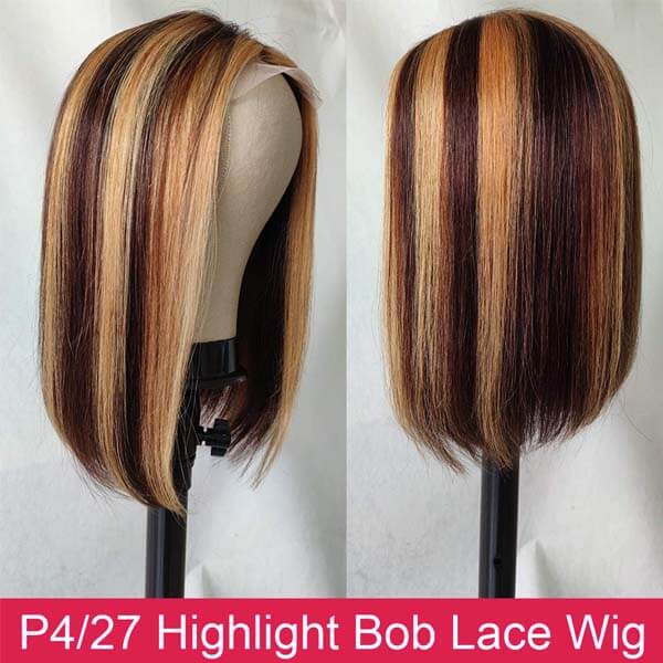 Short Bob Lace Closure Wigs 