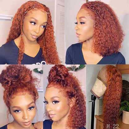 Human Hair Ginger Wig 