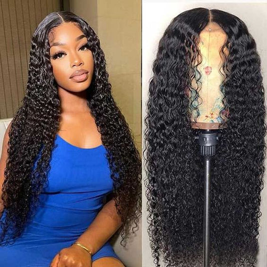 6x6 Deep Part Lace Closure Wig