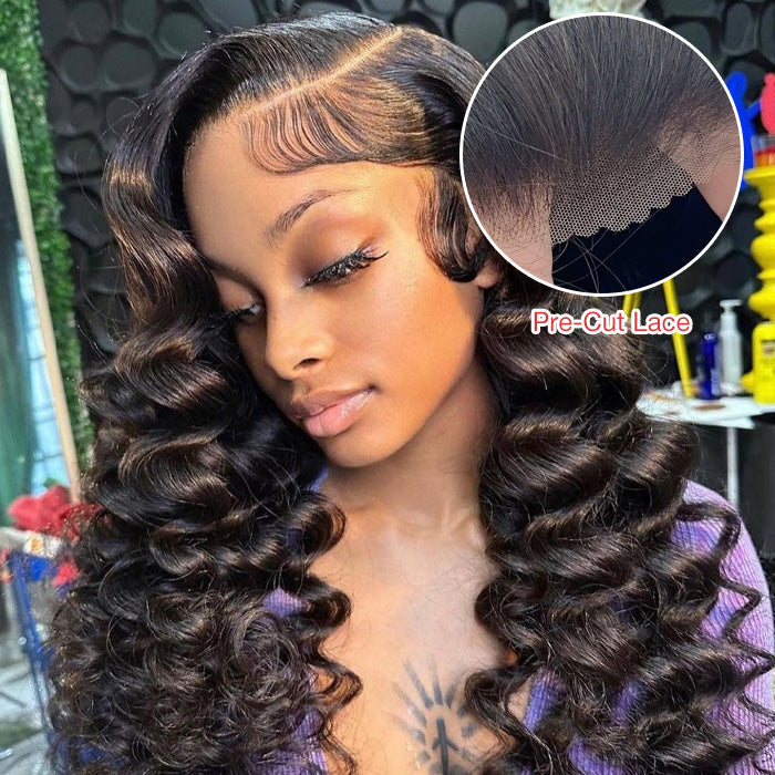 Glueless Wigs Loose Deep 13x6 HD Lace Front Wigs Quick & Easy Install Wig