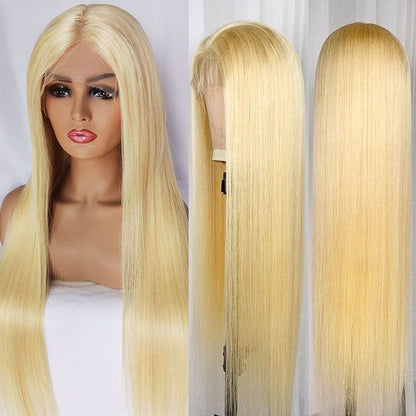 613 Full Lace Wigs Straight Hair Transparent Lace Wig 13x4 Lace Front Glueless Human Hair Wigs