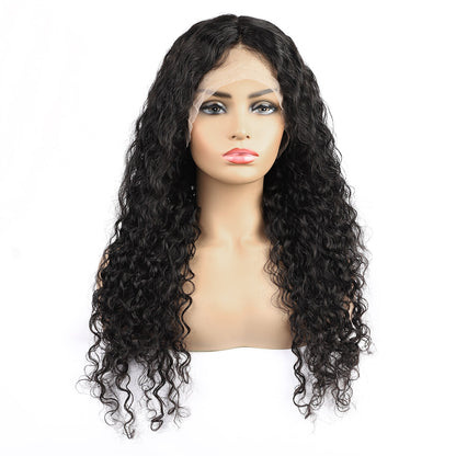 13x4 Lace Front Wig Water Wave Human Hair Wigs 250% Density