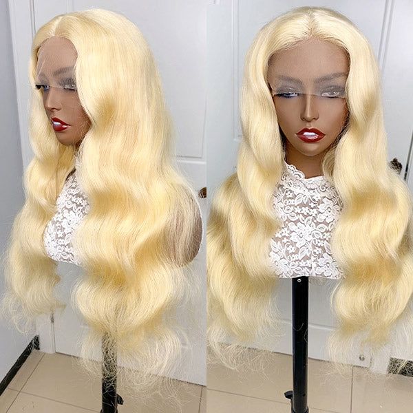 Blonde Lace Front Wig Body Wave Full Lace Wigs Glueless 13x4 Lace Front Wigs for Women