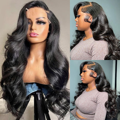 hd lace human hair wigs body wave hair