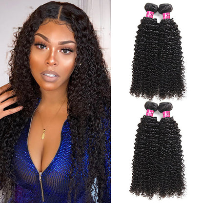 Remy Peruvian Curly Hair 4 Bundles