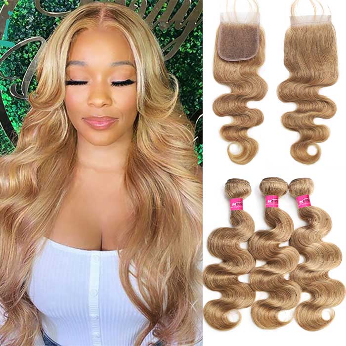 #27 Honey Blonde Body Wave