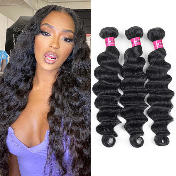 3 Bundles Virgin Brazilian Human Hair