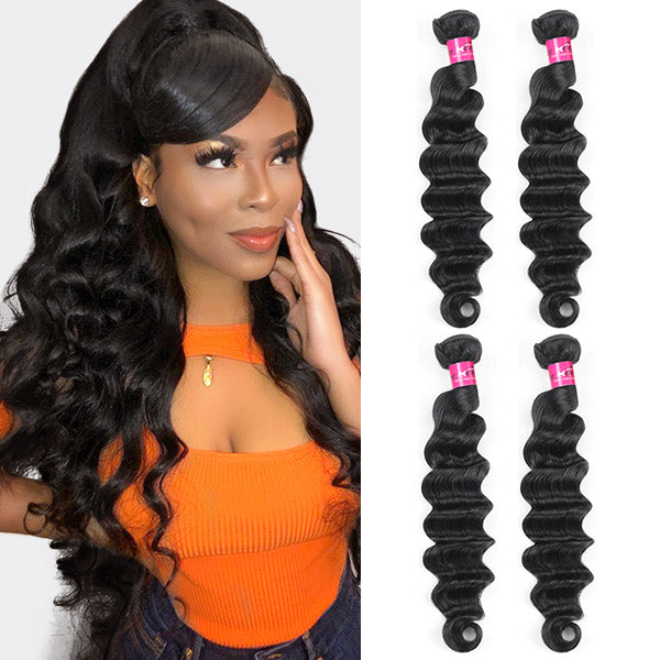 Loose Deep Wave Hair 4 Bundles